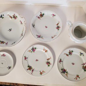 Bavaria Replacements Dishes Lot of 6 Vintage Floral Pattern BAV115